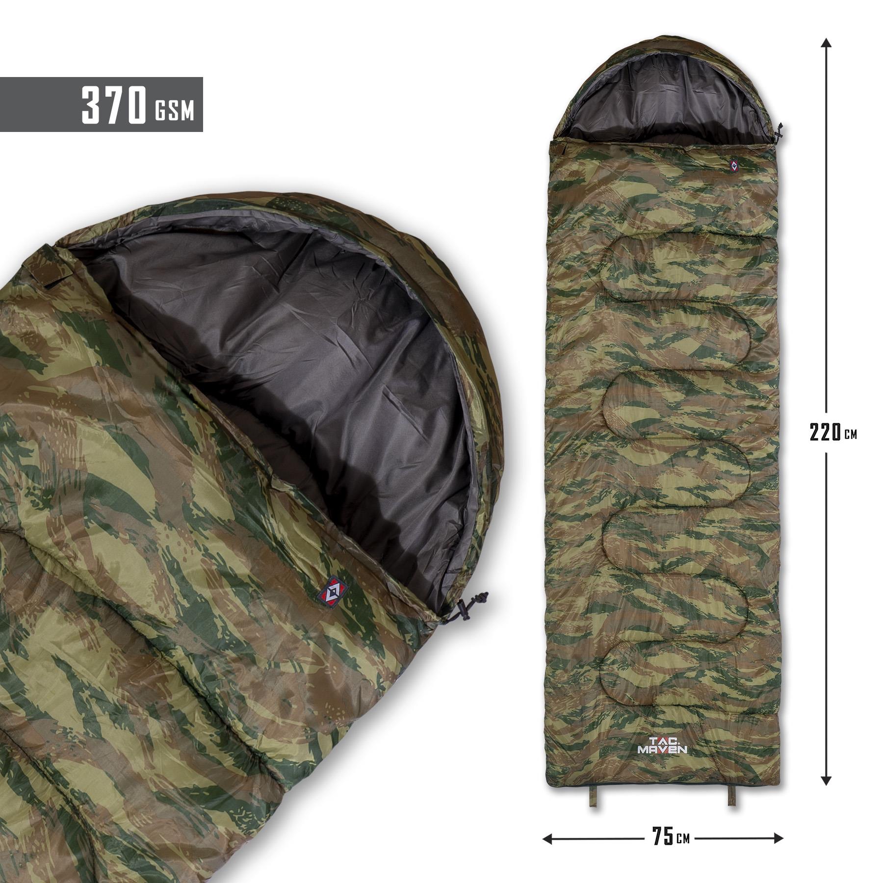 Sac de dormit Major Camo 370gr/m Tac Maven