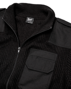 Cardigan tricotat BW Brandit cu fermoar si guler gros