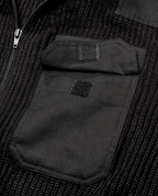 Cardigan tricotat BW Brandit cu fermoar si guler gros