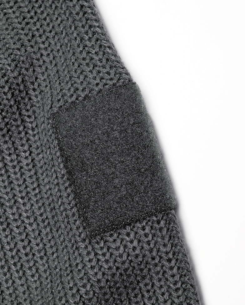 Cardigan tricotat BW Brandit cu fermoar si guler gros