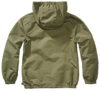 Jacheta de vant pentru copii Frontzip Brandit