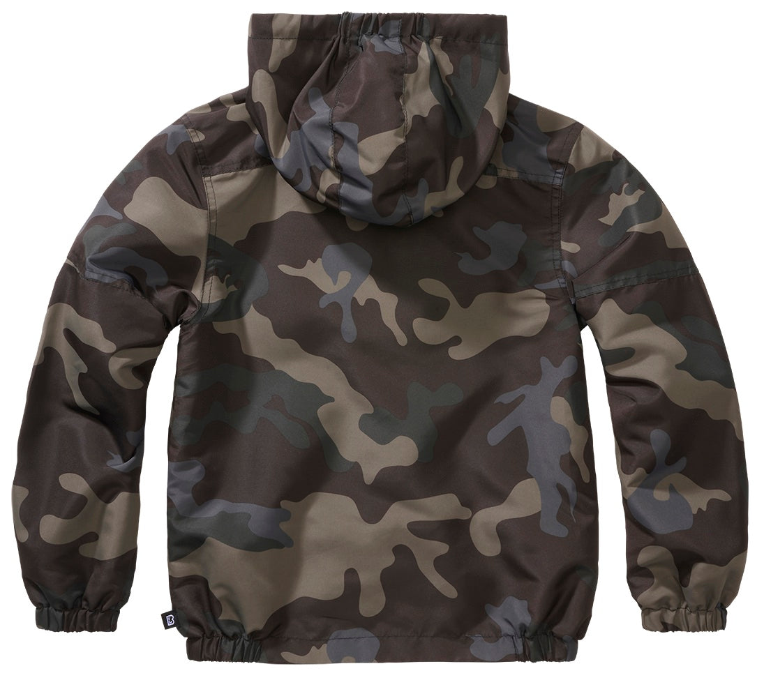 Jacheta de vant pentru copii Frontzip Brandit