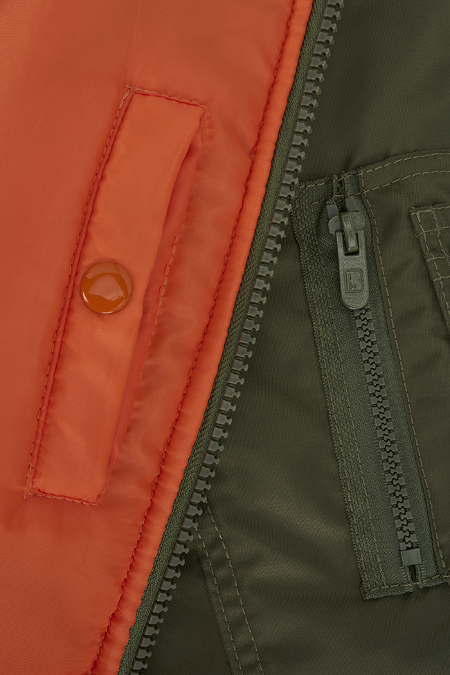 Geaca bomber MA1 pentru copii reversibila Brandit