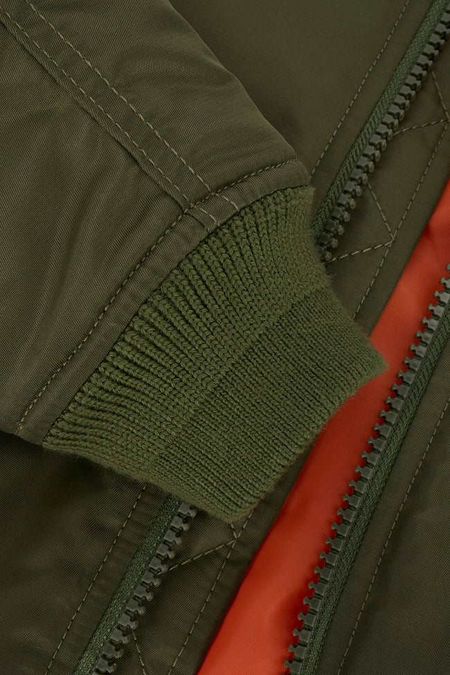 Geaca bomber MA1 pentru copii reversibila Brandit