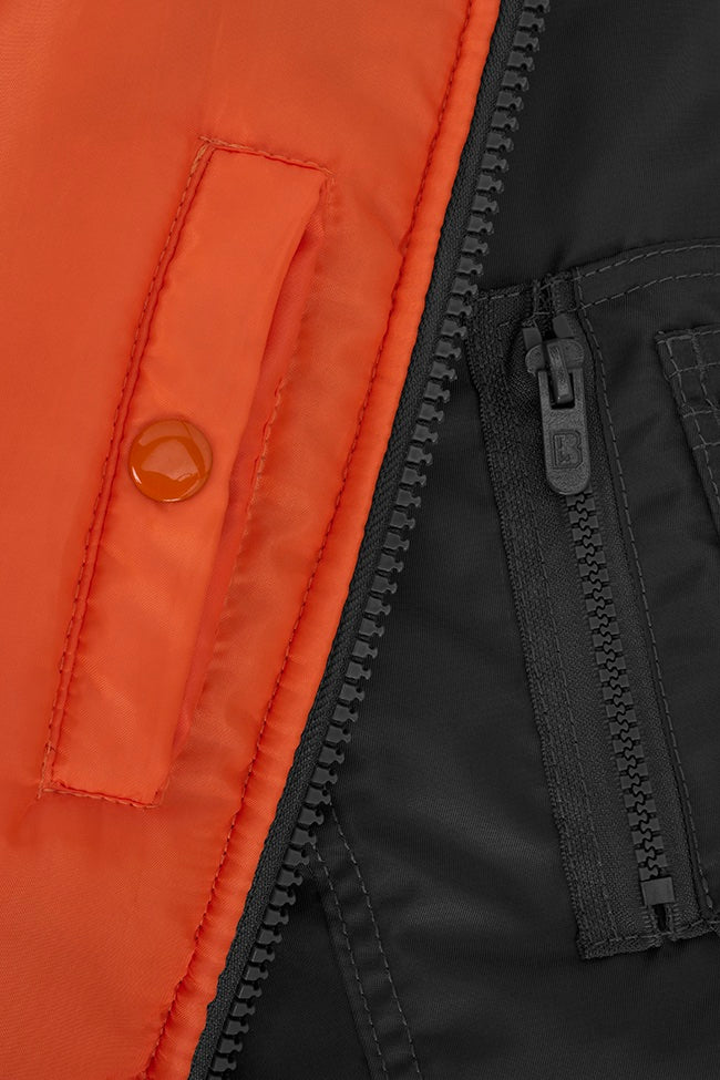 Geaca bomber MA1 pentru copii reversibila Brandit