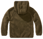 Jacheta fleece teddy cu gluga pentru copii Brandit