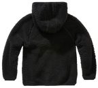 Jacheta fleece teddy cu gluga pentru copii Brandit