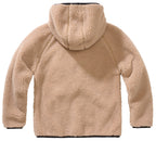 Jacheta fleece teddy cu gluga pentru copii Brandit