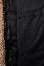 Jacheta fleece teddy cu gluga pentru copii Brandit