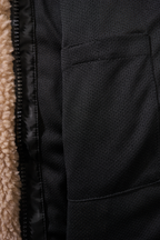 Jacheta fleece teddy cu gluga pentru copii Brandit