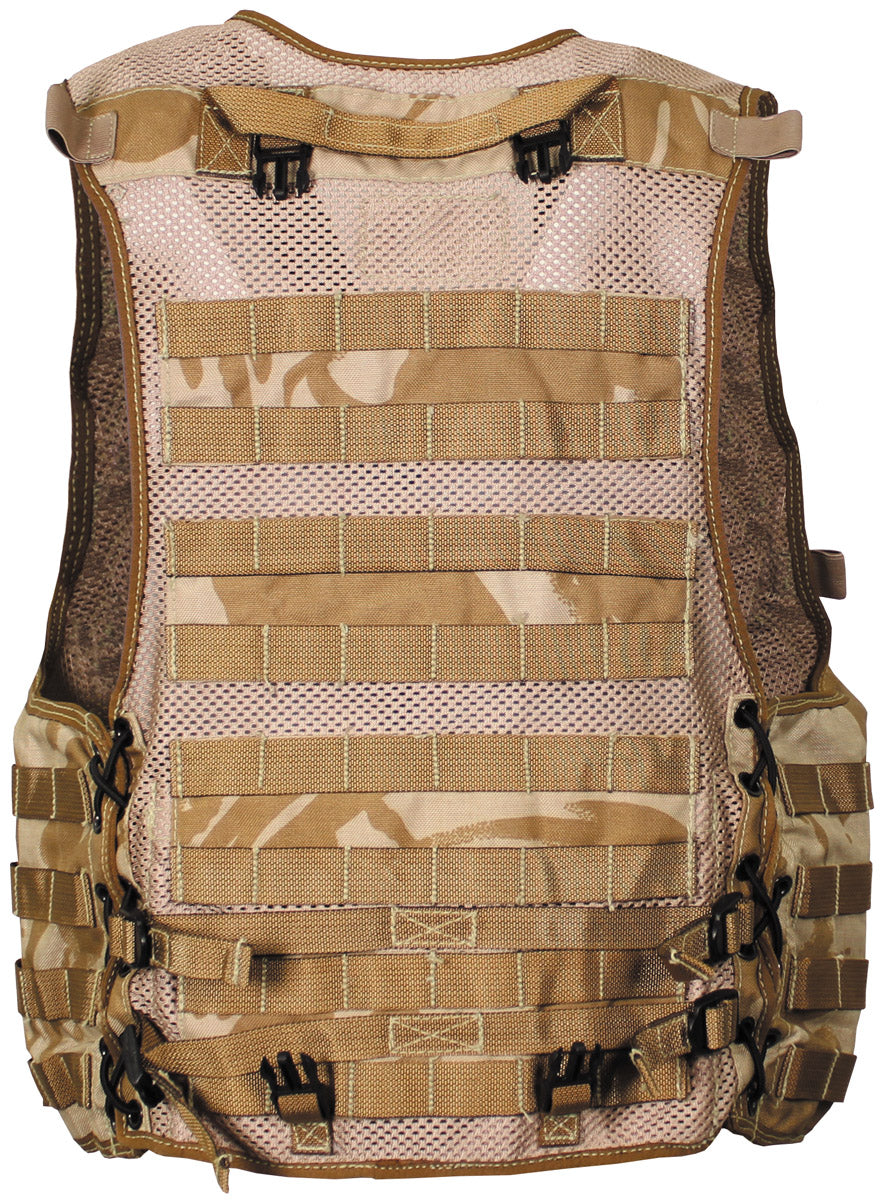 Vesta de transport britanica Load Carrying MOLLE, DPM desert surplus militar autentic | NECLINTIT