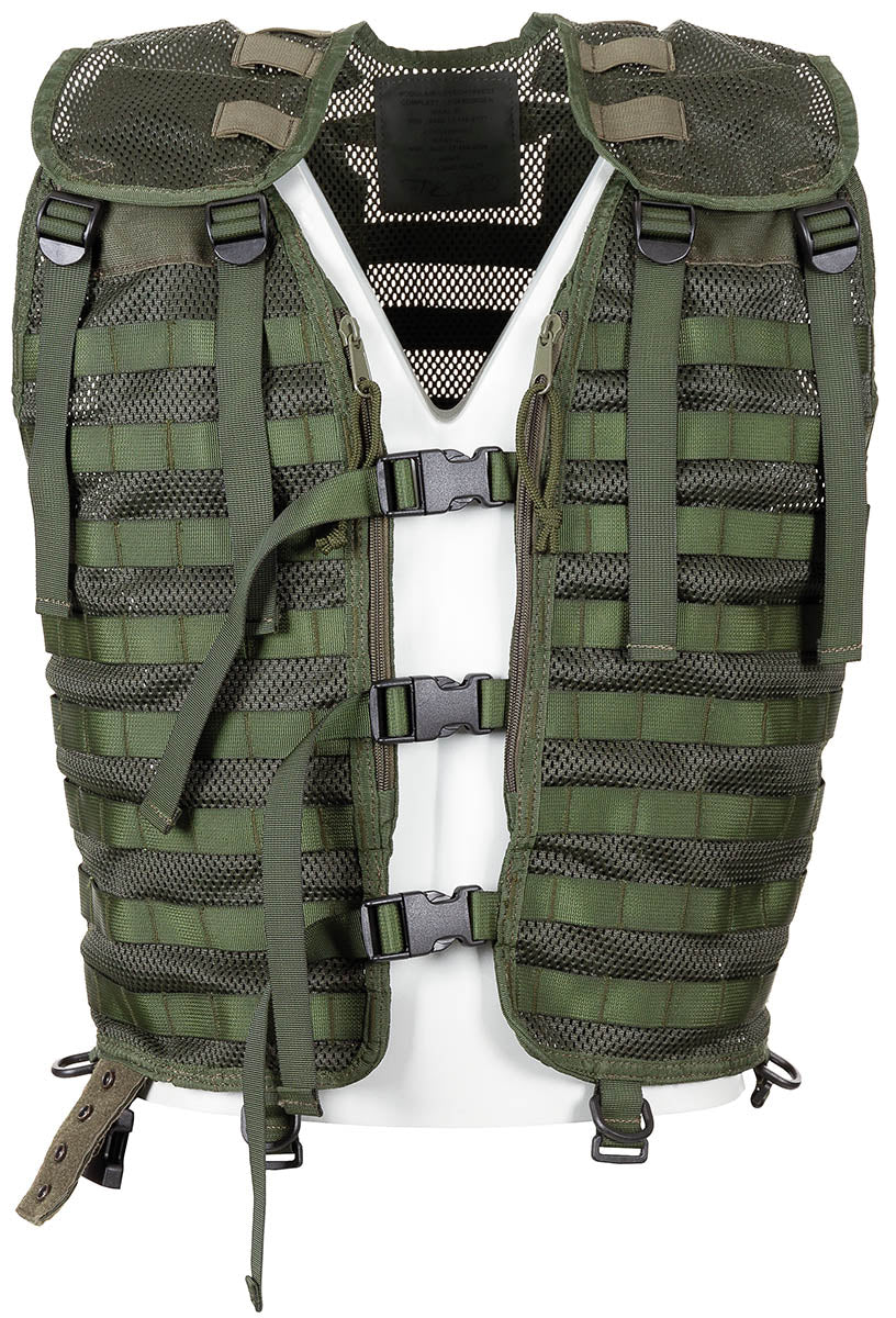 Vesta tactica modulara cu benzi MOLLE Armata Olandeza, oliv surplus militar autentic | NECLINTIT
