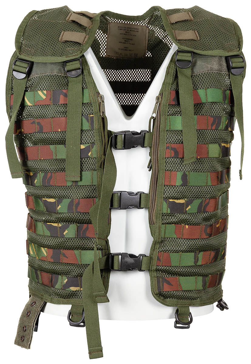 Vesta tactica olandeza modulara, camuflaj NL surplus militar autentic | NECLINTIT
