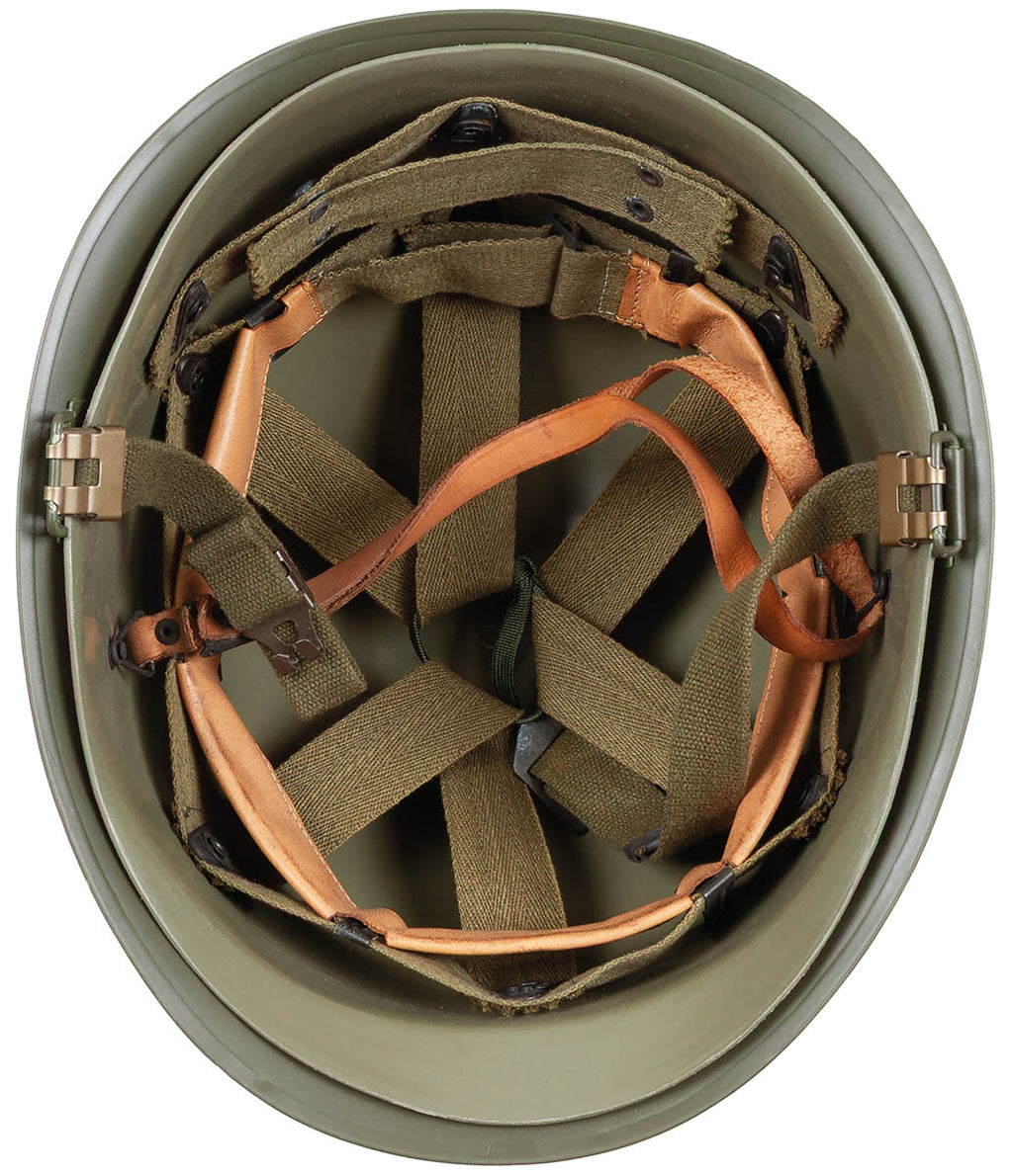 Casca M51 belgiana, oliv, interior plastic surplus militar autentic