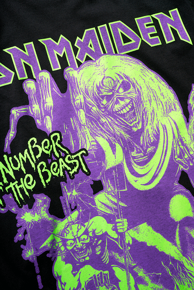 Tricou Iron Maiden Number of the Beast Brandit