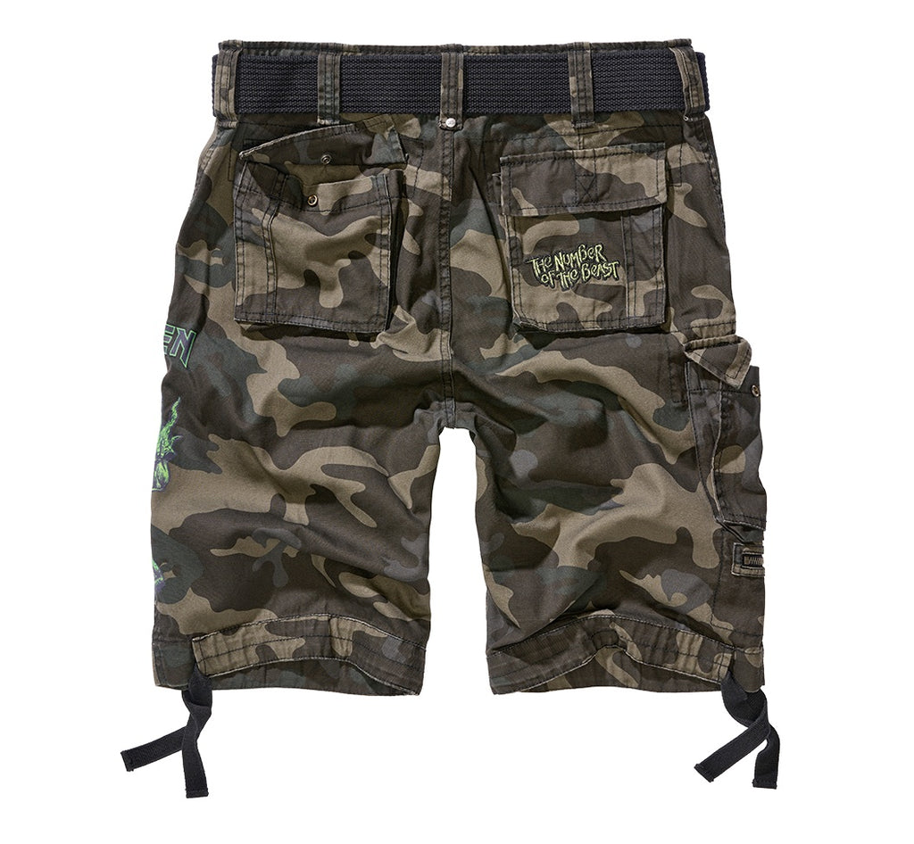 Pantaloni scurti cargo Iron Maiden NOTB Brandit
