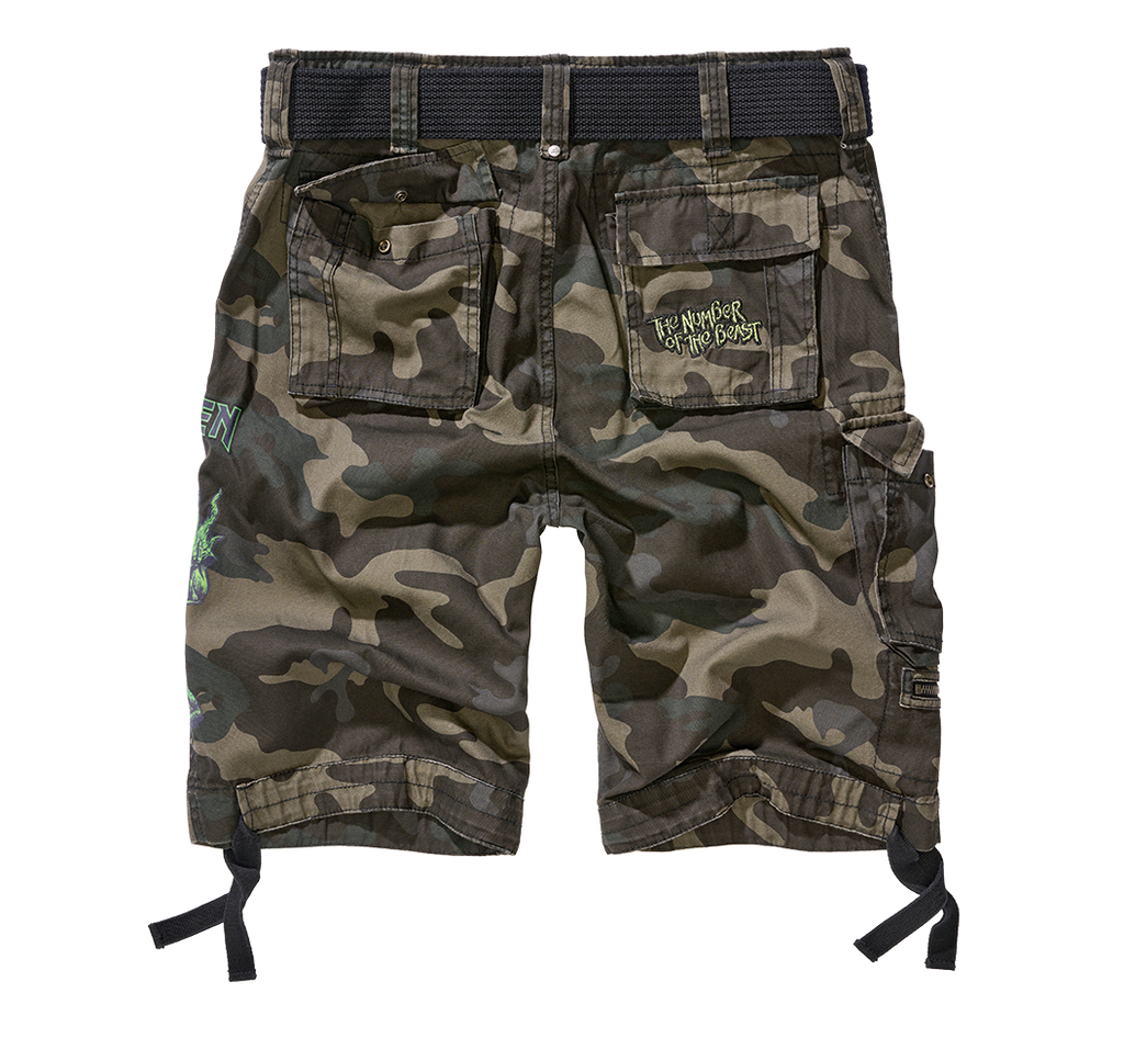 Pantaloni scurti cargo Iron Maiden NOTB Brandit