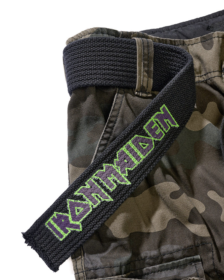 Pantaloni scurti cargo Iron Maiden NOTB Brandit