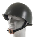 Casca metalica cehoslovaca cu interior, oliv surplus militar autentic