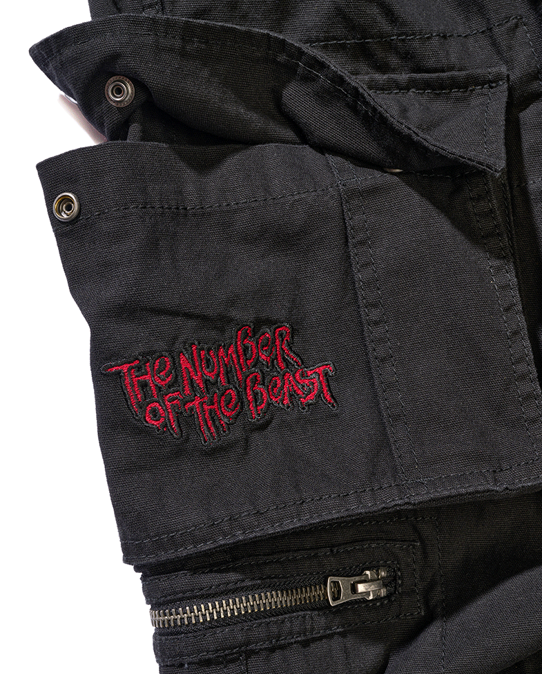 Pantaloni scurti cargo Iron Maiden NOTB Black Edition Brandit