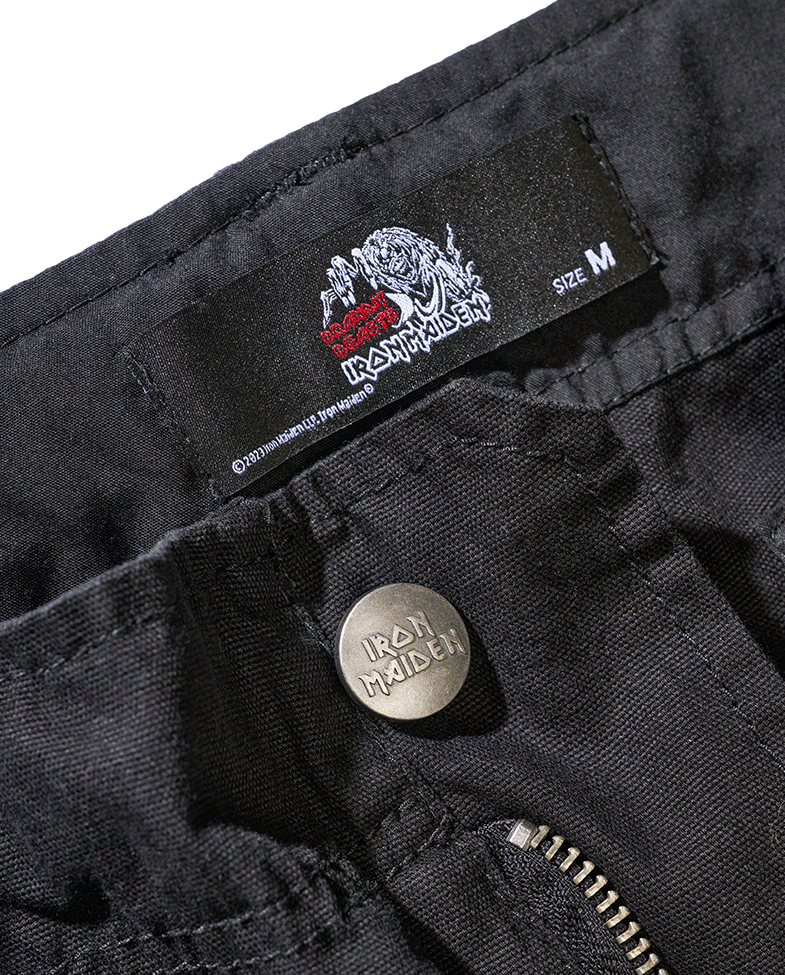 Pantaloni scurti cargo Iron Maiden NOTB Black Edition Brandit