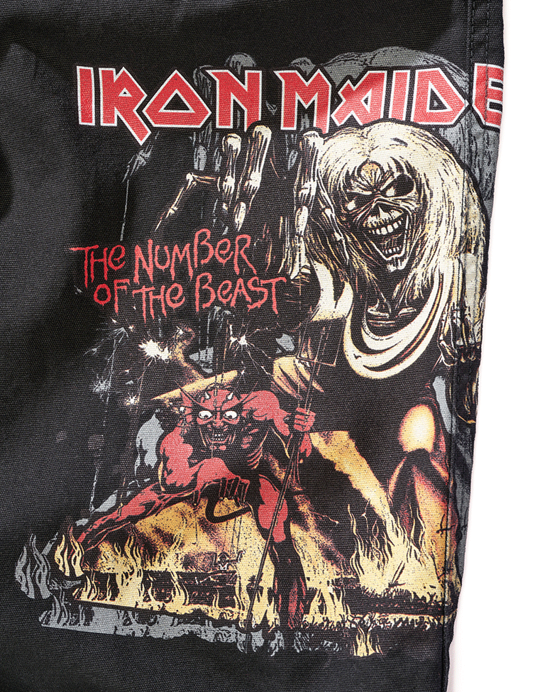 Pantaloni scurti cargo Iron Maiden NOTB Black Edition Brandit