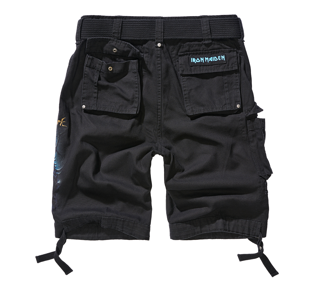 Pantaloni scurti cargo Iron Maiden Fear of the Dark Brandit