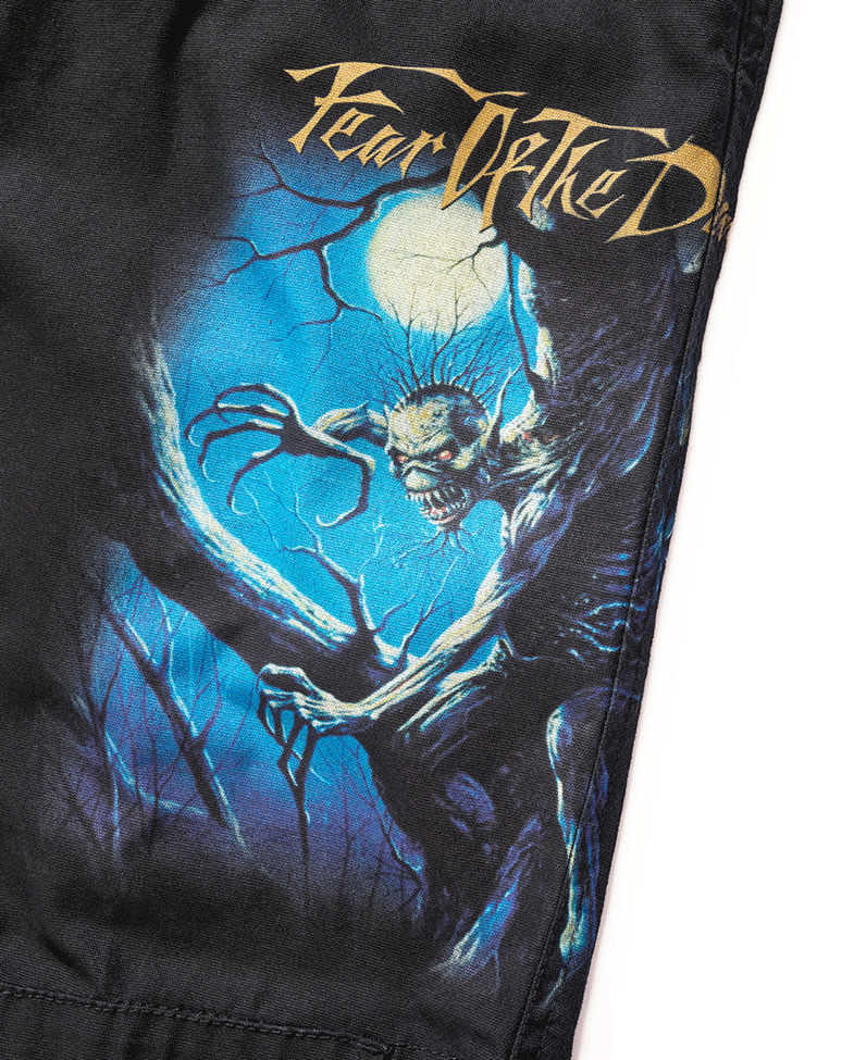 Pantaloni scurti cargo Iron Maiden Fear of the Dark Brandit