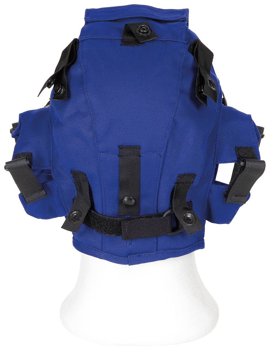 Husa de cap britanica Crewman's MK7, albastra, bumbac surplus militar autentic | NECLINTIT