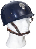 Casca de politie belgiana, albastra surplus militar autentic