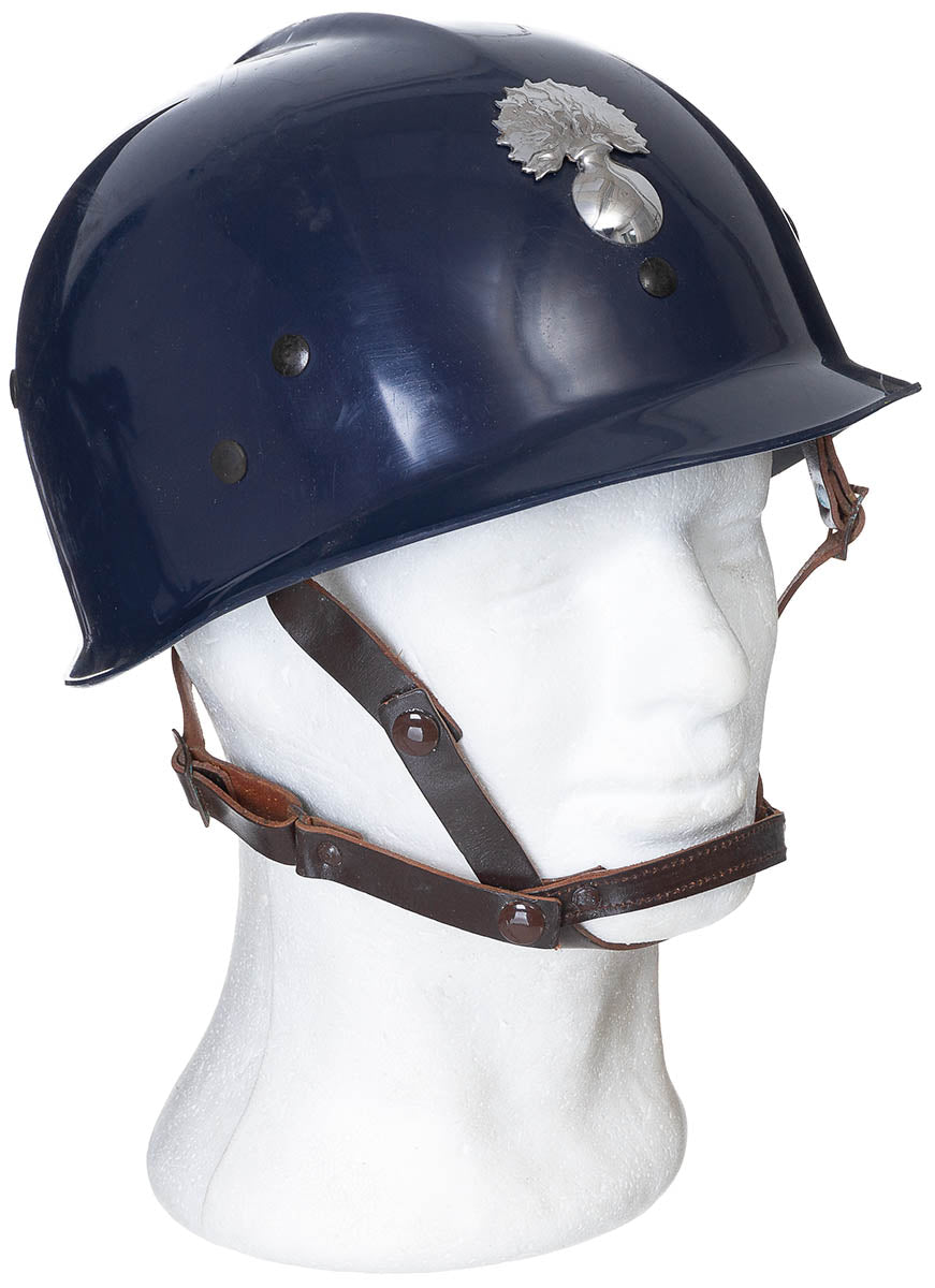 Casca de politie belgiana, albastra surplus militar autentic