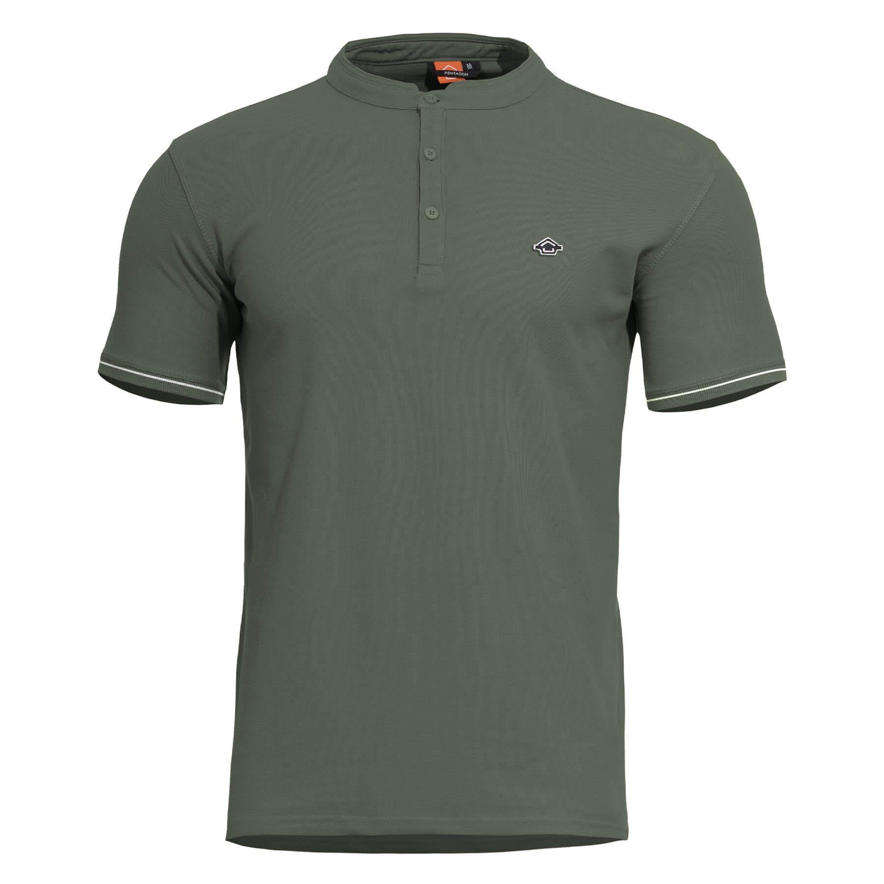 Tricou tactic Levantes Henley cu dungi Pentagon