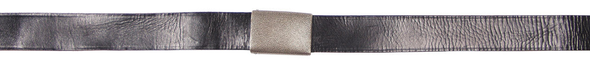 Curea de piele neagra Armata Germana Bundeswehr cu catarama tip cutie surplus militar autentic | NECLINTIT