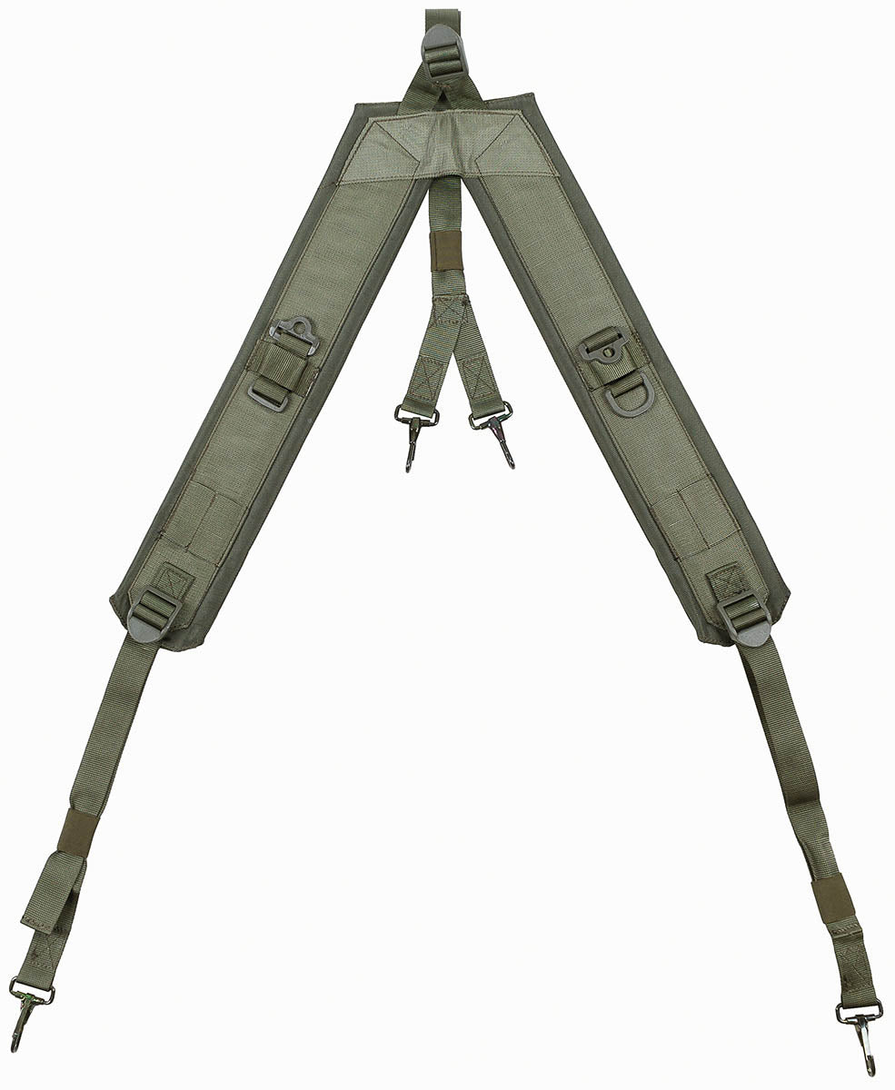 Bretele armata italiana tip Y, verde oliv surplus militar autentic | NECLINTIT