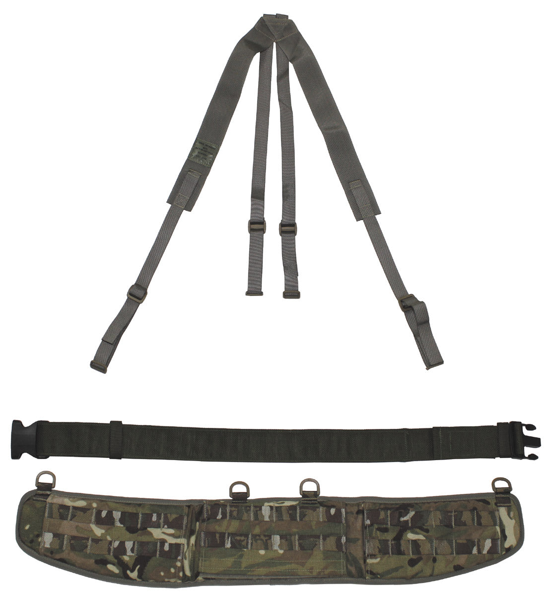 Centura tactica britanica MTP cu bretele surplus militar autentic