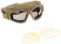 Ochelari de protectie Revision coyote cu lentile de schimb si husa surplus militar autentic | NECLINTIT