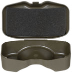 Cutie de plastic pentru ochelari Armata Britanica oliv surplus militar autentic | NECLINTIT