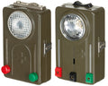 Lanterna militara elvetiana, carcasa metal surplus militar autentic
