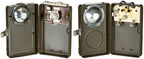 Lanterna militara elvetiana, carcasa metal surplus militar autentic
