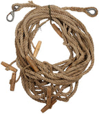 Franghie canepa suedeza 16 mm, 20 m surplus militar autentic