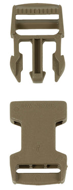 Catarame cu clip NEXUS 20 mm armata britanica, set 10 buc, coyote surplus militar autentic | NECLINTIT