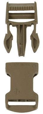 Catarame cu clip NEXUS 25 mm armata britanica, set 10 buc, coyote surplus militar autentic | NECLINTIT