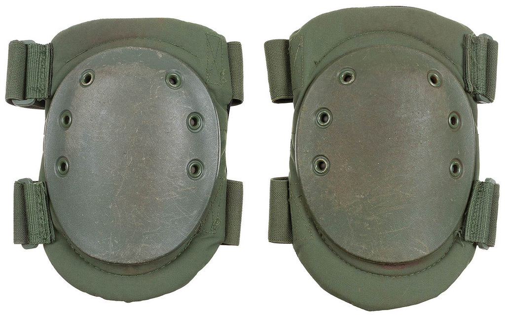 Genunchiere Armata Olandeza oliv cu placa rigida si curele reglabile surplus militar autentic | NECLINTIT