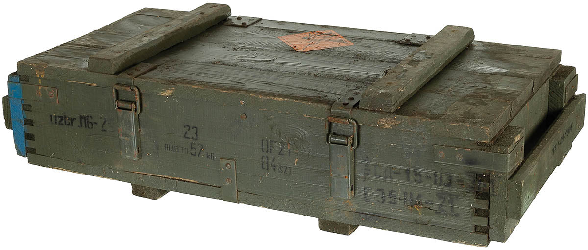 Lada de lemn militara poloneza 74x34x13 cm surplus militar autentic