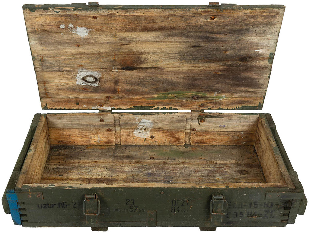 Lada de lemn militara poloneza 74x34x13 cm surplus militar autentic