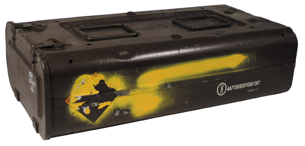 Lada munitie britanica C375 MK1, 78x42x22 cm surplus militar autentic