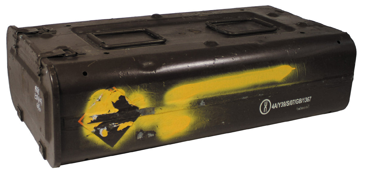 Lada munitie britanica C375 MK1, 78x42x22 cm surplus militar autentic