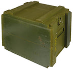 Lada de lemn daneza M56, oliv surplus militar autentic