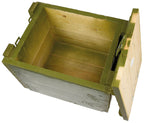 Lada de lemn daneza M56, oliv surplus militar autentic