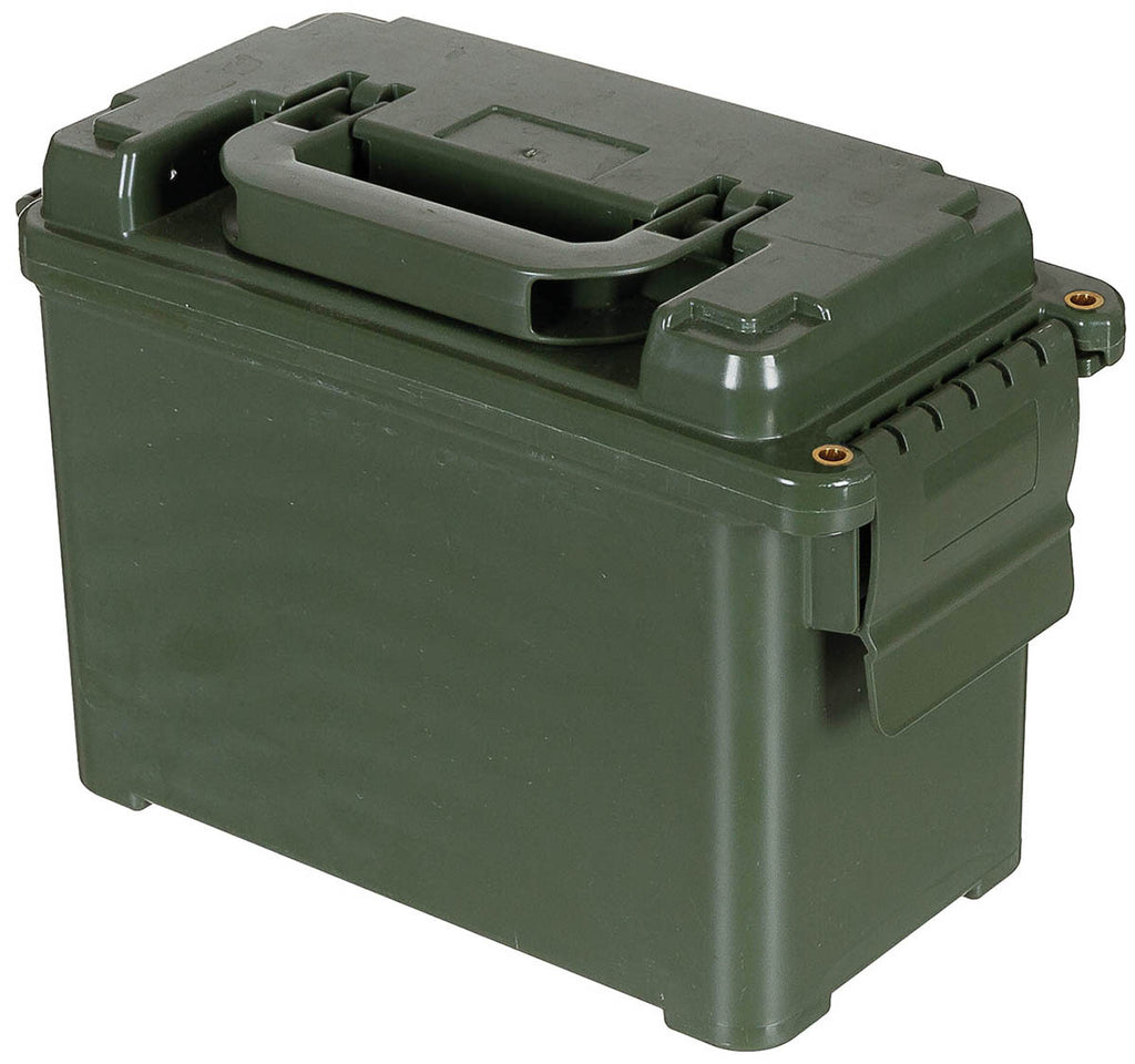 Lada munitie elvetiana PVC, oliv surplus militar autentic